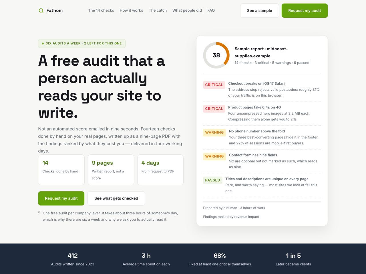 Free Audit Offer