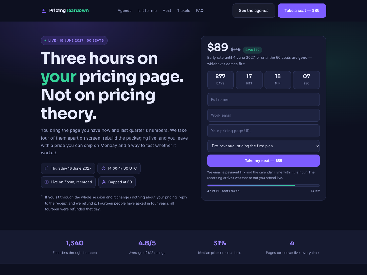 Paid Live Workshop