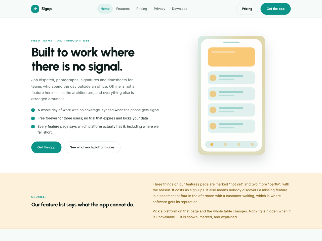Mobile App