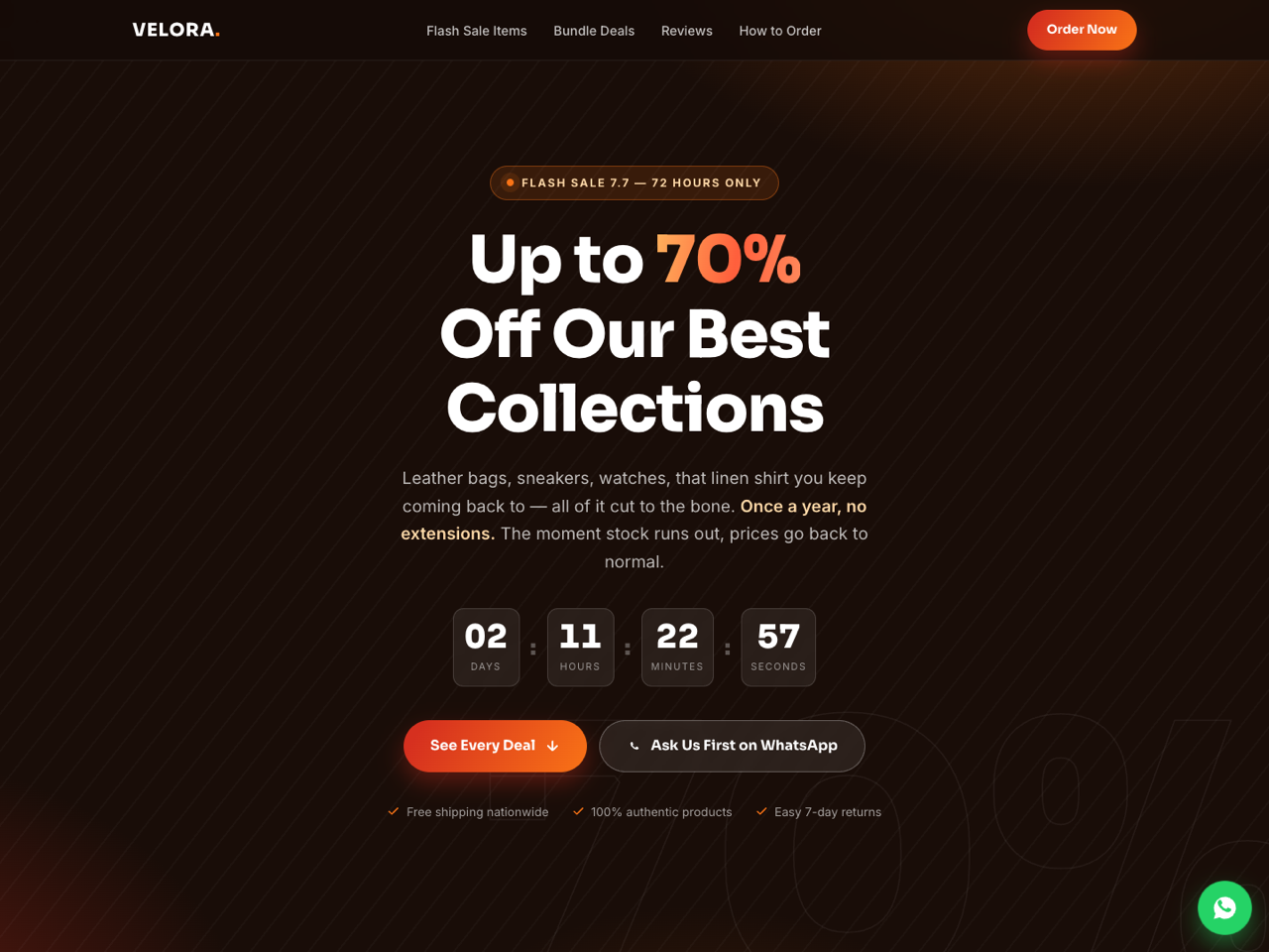 Flash Sale / Promo