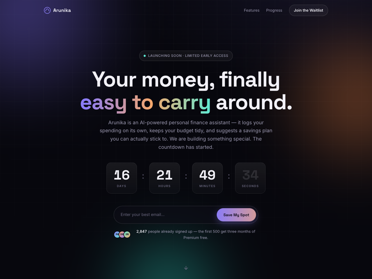 Coming Soon / Waitlist